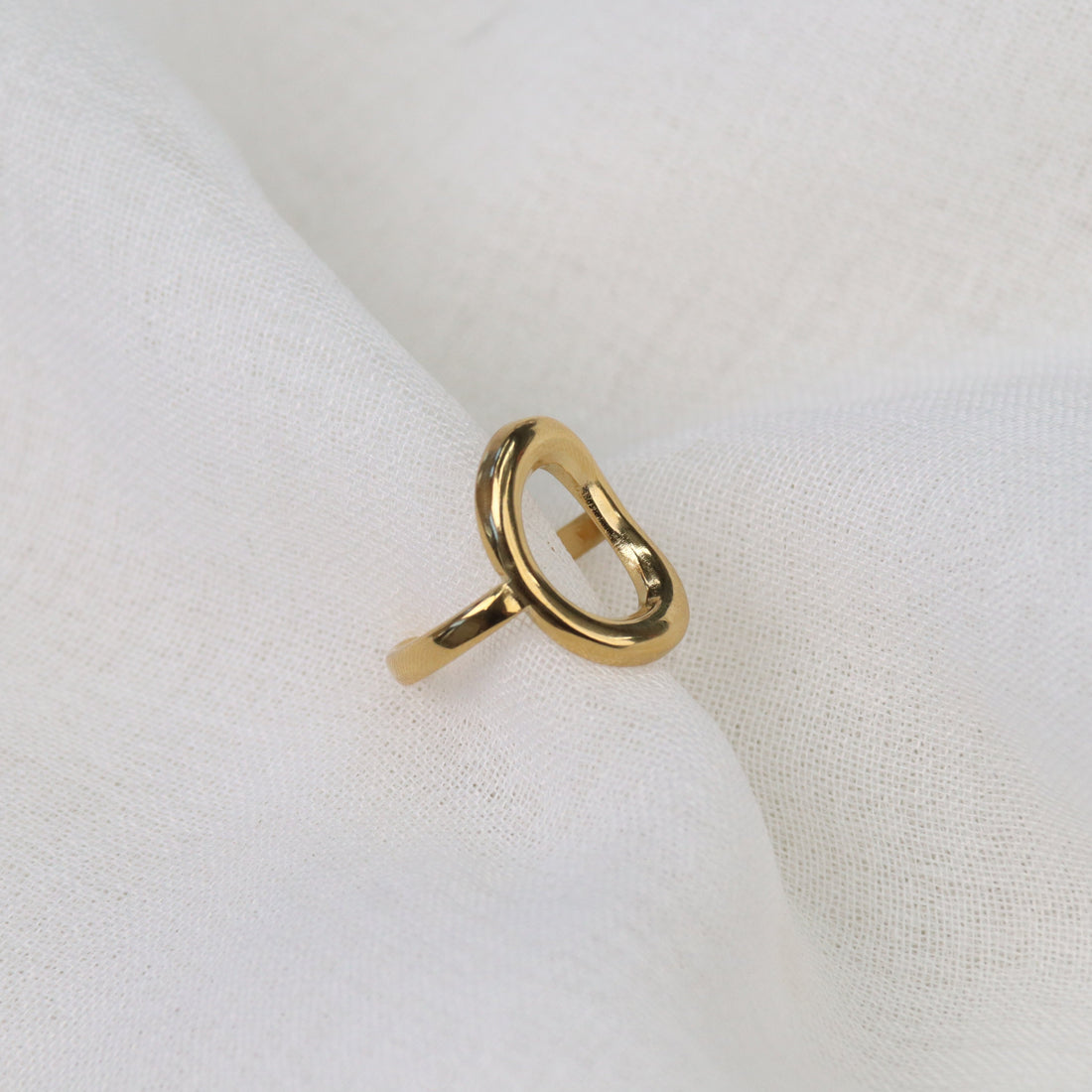 Rosie | Adjustable Gold Plated Stainless Steel Ring