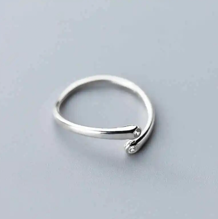 Phoebe | Adjustable Sterling Silver Ring