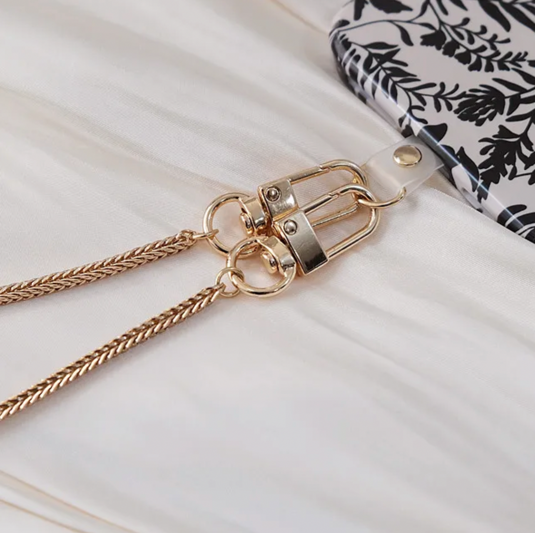 Oceanic Gold Plated Phone Crossbody Lanyard