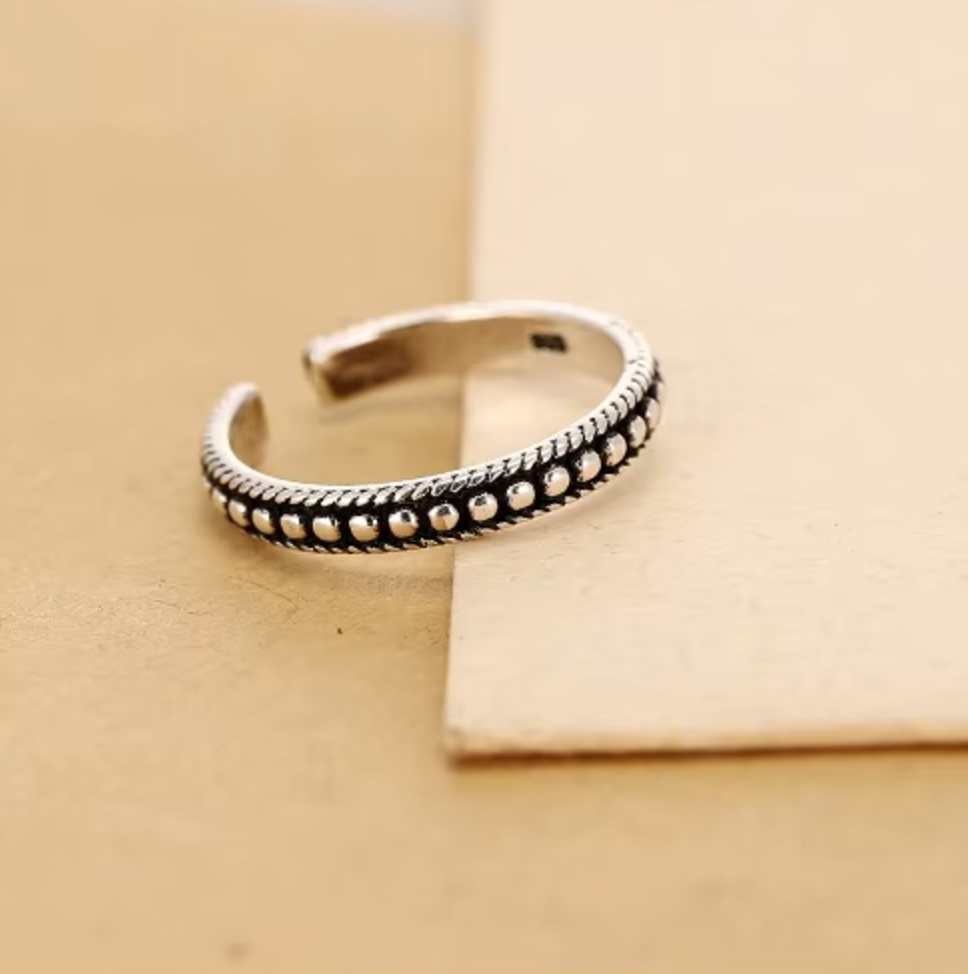 Pia | Adjustable Stainless Silver Ring