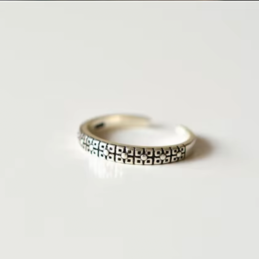 Bodhi| Adjustable Stainless Silver Ring