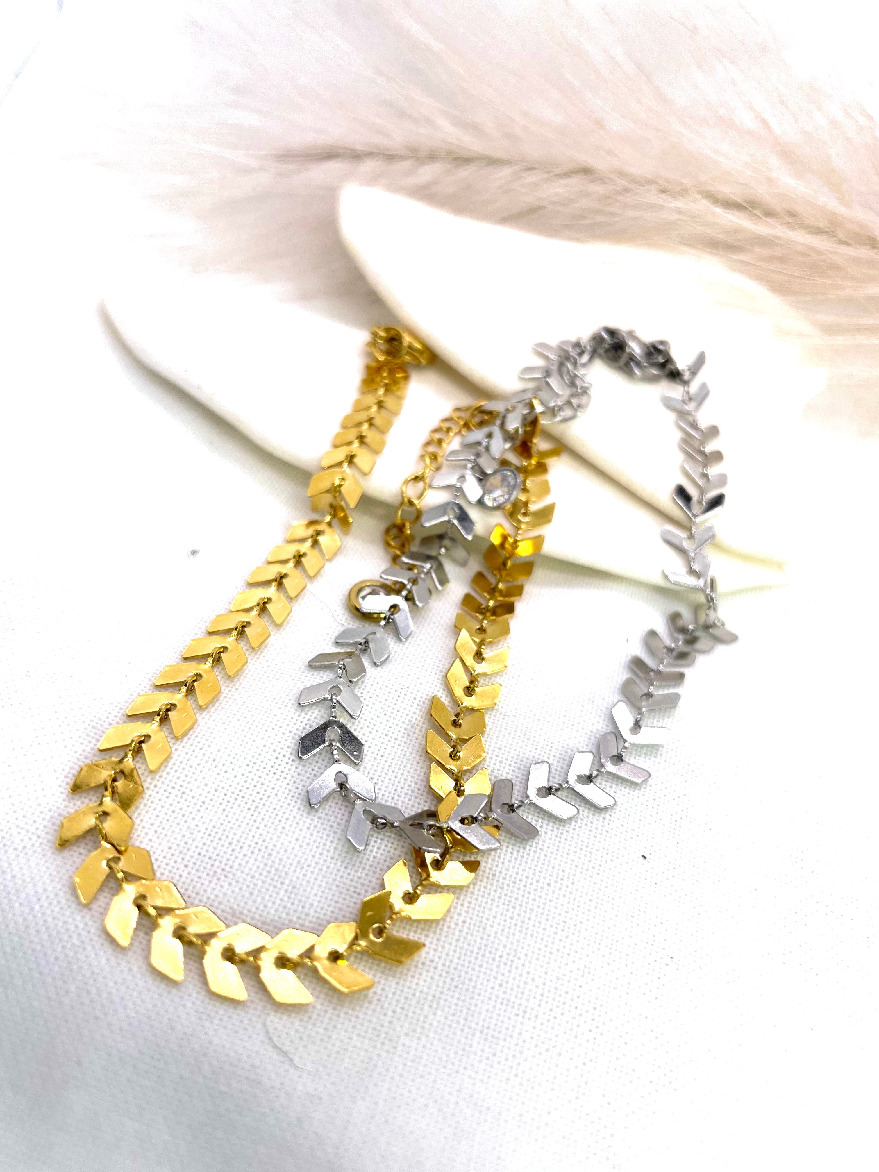 Bess | Gold | Silver Plated Anklet - Boheme Life Collection