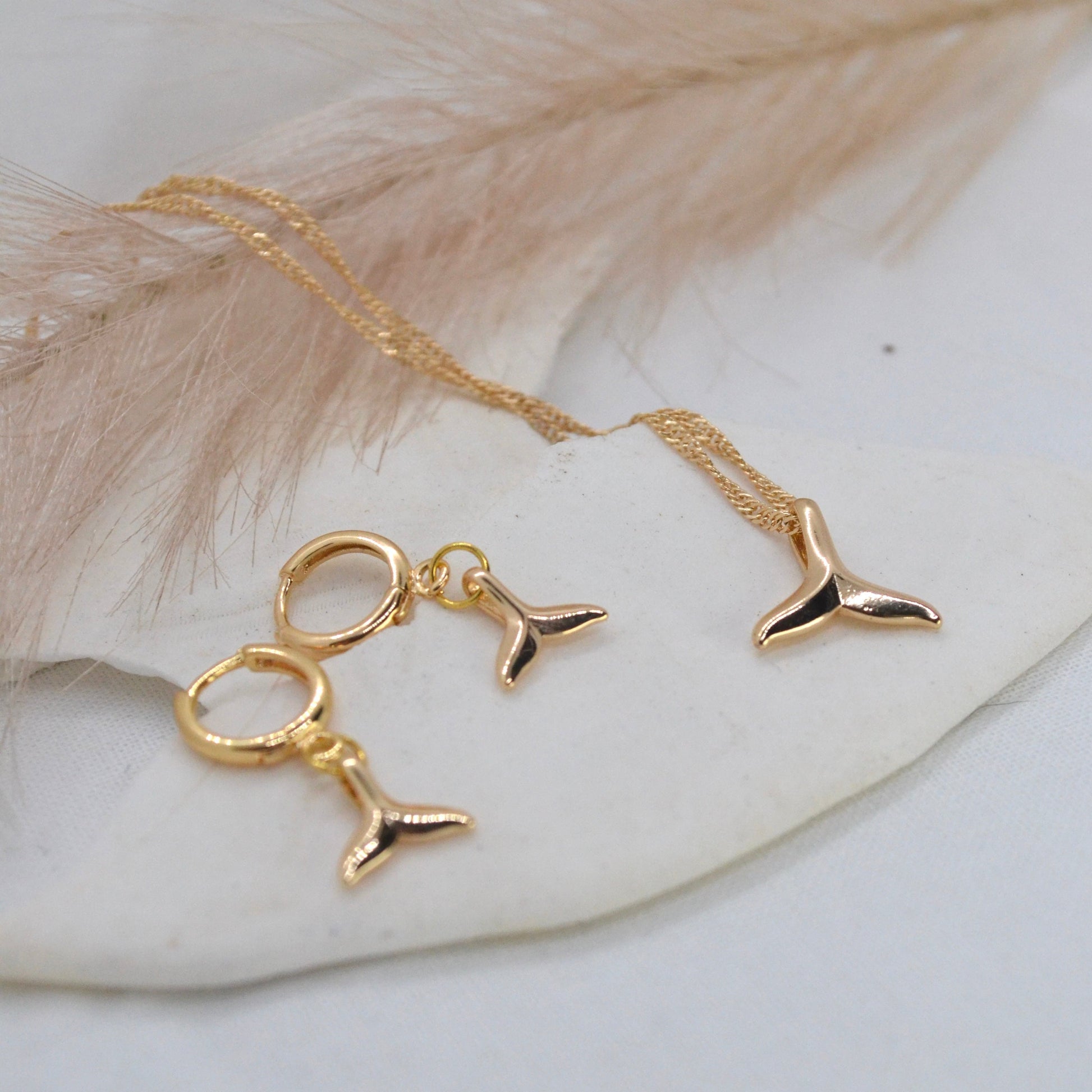 Sengiggi ~ Whale/Mermaid Tail Necklace - Boheme Life Collection